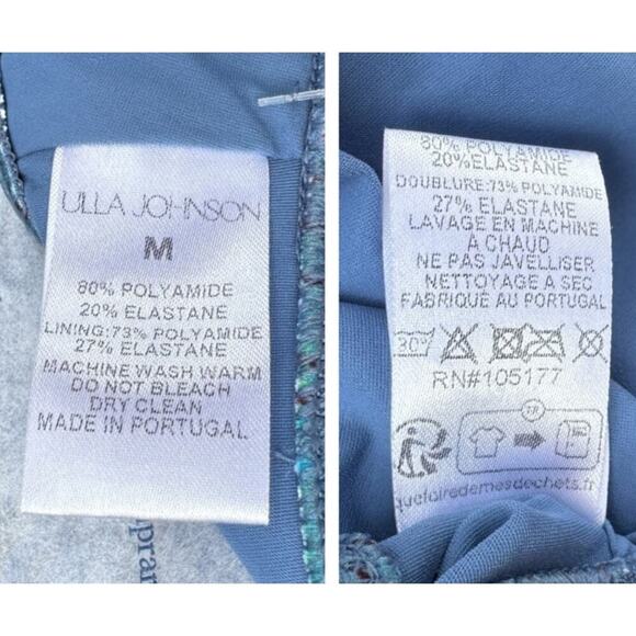 ULLA JOHNSON Dani Printed Bikini Bottoms Size Medium - Picture 6 of 9